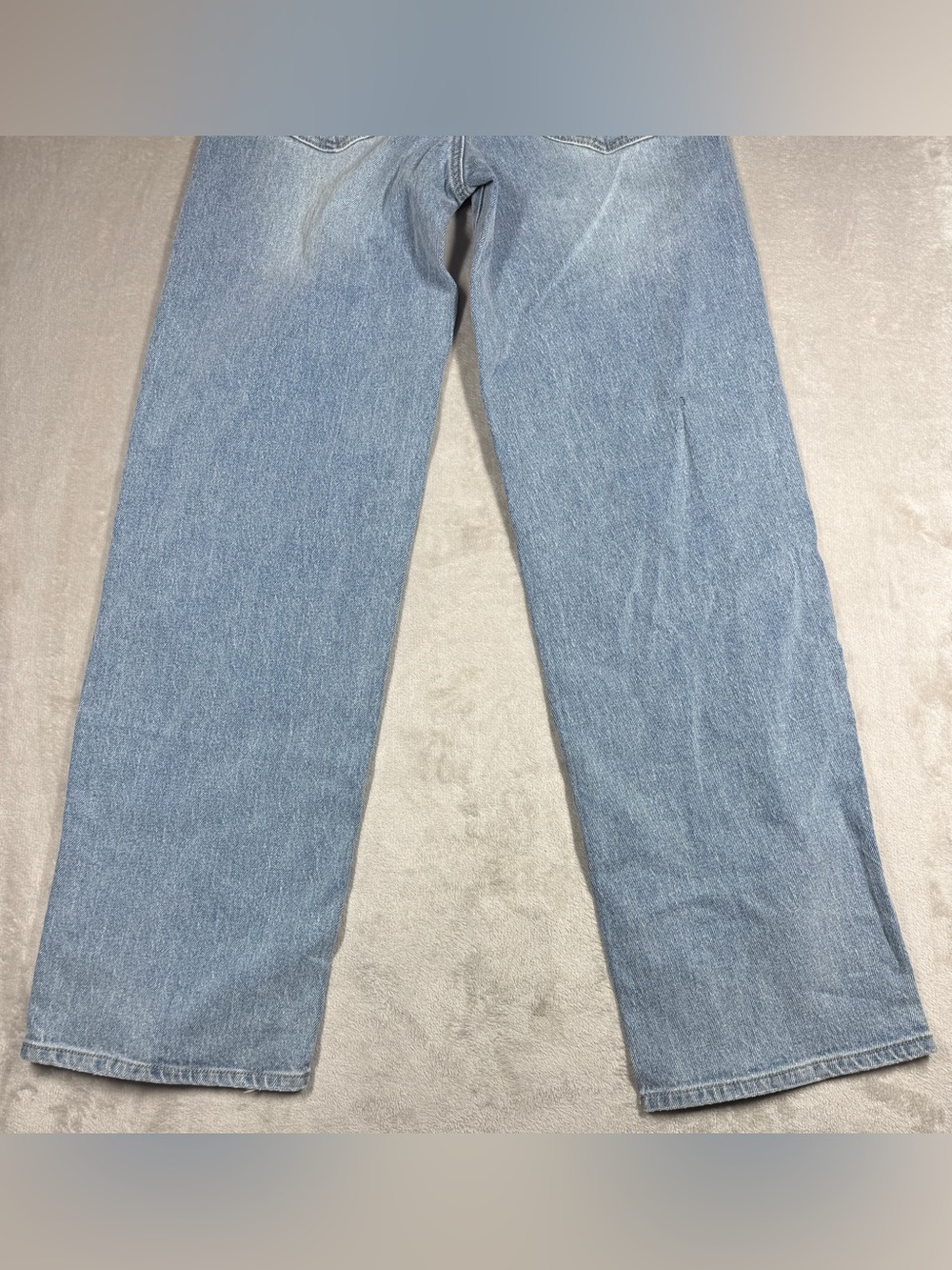 OAT Rhinestone Bows Coquette Wide Leg High Rise Cotton Blend Denim
blue Jeans 25 - Picture 13 of 17